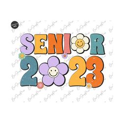 senior 2023 png, graduation png, high school png, student png, trendy senior png, retro senior png, senior sublimation