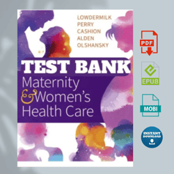 maternity and women s health care 12th edition lowdermilk test bank