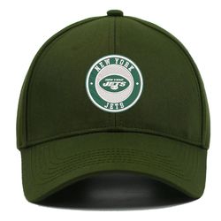 nfl team new york jets embroidered baseball cap, nfl logo embroidered hat, new york jets embroidery baseball cap