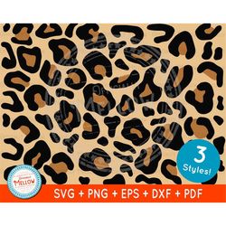 leopard print svg, leopard svg, cheetah print svg, animal print svg, texture svg, leopard pattern cut files for cricut,