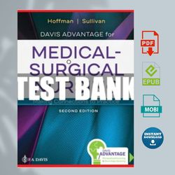 davis advantage for medical-surgical nursing: making connections to practice 2nd edition test bank