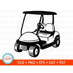 golf cart svg, golf svg, golf cart clipart, party cart, golfing gifts, silhouette cricut cut files, digital download