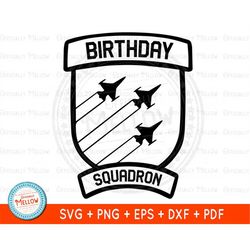 birthday squad svg, airplane birthday svg, fighter jet birthday, birthday shirt svg, military birthday svg,  birthday su