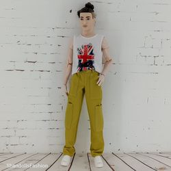 cargo pants  for ken and other 12" dolls