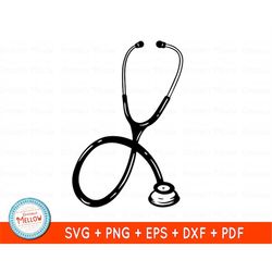 stethoscope svg, nurse life svg, stethoscope png, instant digital download, png, svg, dxf, and eps files