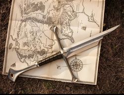 lord of the rings king aragorn ranger replica broken-sword gift for him anniversary gift  personalized sword