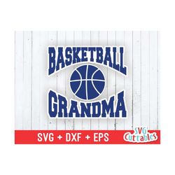 basketball grandma svg, basketball grandma dxf, basketball svg, eps, dxf,  silhouette, cricut cut file, digital cut file