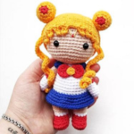 sailor moon crochet doll  amigurumi pdf pattern