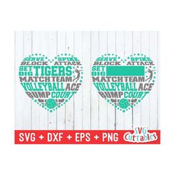 volleyball svg, volleyball subway art, volleyball heart, volleyball template, svg, eps, dxf, silhouette, cricut file, di