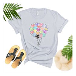 disney balloon shirt, mickey balloon shirt, womens disney shirt, mickey mouse shirt, disney trip shirt, disneyland shirt