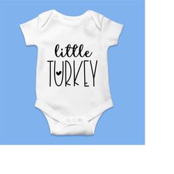 little turkey svg png eps pdf files, mommy's little turkey, thanksgiving onesie, little brother cut files, girl turkey s