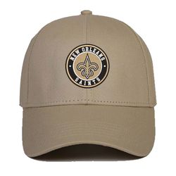 nfl team new orleans saints embroidered baseball cap, nfl logo embroidered hat, saints embroidery baseball cap