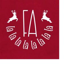 fa la la la la svg png eps pdf files, christmas song svg, christmas vibe svg, cricut silhouette