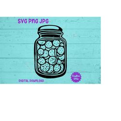 cookie jar svg png jpg clipart digital cut file download for cricut silhouette sublimation printable art - personal use