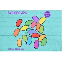 jelly beans svg png jpg clipart digital cut file download for cricut silhouette sublimation printable art - personal use
