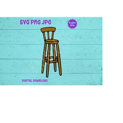 barstool svg png jpg clipart digital cut file download for cricut silhouette sublimation printable art - personal use on