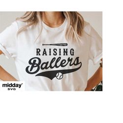 raising ballers svg, png dxf eps ai, baseball mom svg, raising ballers shirt svg, baseball dad svg, cricut cut file, sil