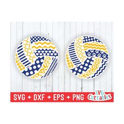 volleyball svg, volleyball dxf, patterned volleyball, chevron volleyball, polka dot volleyball, silhouette, cricut cut f