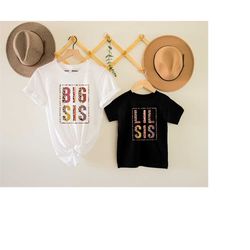 big sister shirt, big sis lil sis shirt, big sis, pregnancy announcement, baby announcement, matching sibling shirts, li