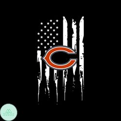 chicago bears american flag logo svg