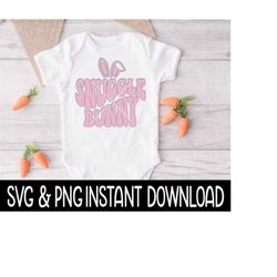 Easter SVG, Easter PNG, Snuggle Bunny Frame SvG, Easter Shirt SVG, Easter Tee, Instant Download, Cricut Cut File, Silhou