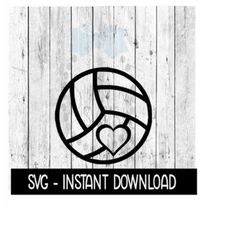 Volley Ball SVG, Volley Ball Sports SVG Files Instant Download, Cricut Cut Files, Silhouette Cut Files, Download, Print