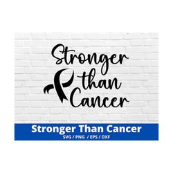 cancer awareness svg, cancer awareness png, breast cancer svg, stronger than cancer svg, cut file silhouette, cricut, di