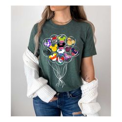 mouse balloons shirt,animal kingdom shirt,balloon shirt,kids balloon shirt, balloon birthday shirt,theme park trip shirt