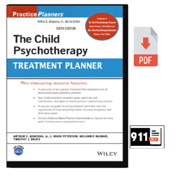 the child psychotherapy treatment planner (practiceplanners) 6th edition 2023