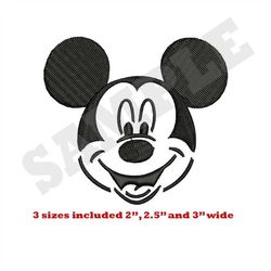 Mickey Mouse Machine Embroidery Design