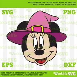 minnie halloween cutting file printable, svg file for cricut