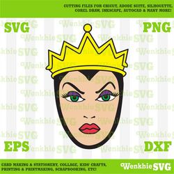 queen grimhilde halloween cutting file printable, svg file for cricut