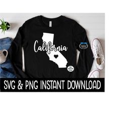 california state svg, california png, instant download, cricut cut files, silhouette cut files, sublimation png, downloa