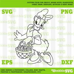 daisy easter cutting file printable, svg file for cricut