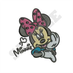 Minnie Mouse Machine Embroidery Design