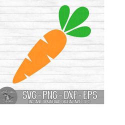 carrot - instant digital download - svg, png, dxf, and eps files included! easter, vegetable