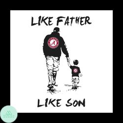 like father bama like son svg