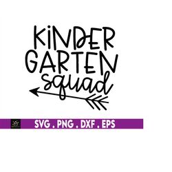 kindergarten squad svg, kindergarten squad svg, instant digital download files included