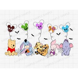 baby winnie the pooh halloween svg baby winnie the pooh friends svg halloween balloon svg baby winnie the pooh halloween