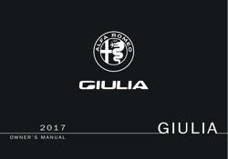 2017 Alfa Romeo Giulia Base OM 2nd R1 Owner Manual
