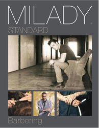 milady standard barbering by milady 2018 text book sixth edition