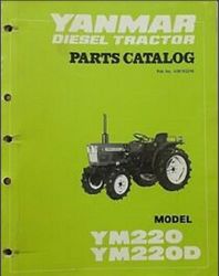 yanmar ym220 ym220 diesel tractor parts manual