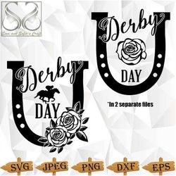 derby day svg | horse racing svg | horse and roses svg | derby svg png | silhouette file | cut file for cricut