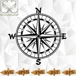 compass svg | adventure compass svg | camper compass svg | nautical compass svg | compass clipart | cut file for cricut