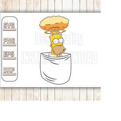 bart simspon svg, cartoon svg, svg files, digital download, svg files for cricut, instant download, svg for shirts, png