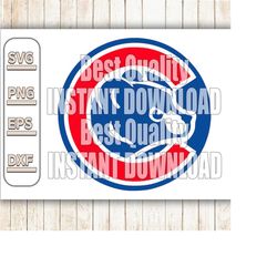 chicago cubss svg png, svg sports files, svg for cricut, clipart, baseball cut file, layered svg for cricut file