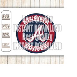 atlanta bravess svg png, svg sports files, svg for cricut, clipart, baseball cut file, layered svg for cricut file