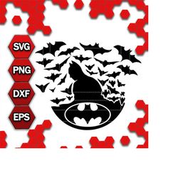 bat silhouette, superhero svg, bat dxf svg png jpg eps , bat cut file , bat tshirt sublimation digital download