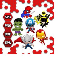 baby superhero svg bundle superhero vector superhero outline instant download cricut