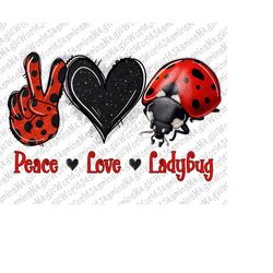 peace love ladybug sublimation design | ladybug clipart, ladybug clip art, ladybug sublimation, ladybug clipart, ladybug